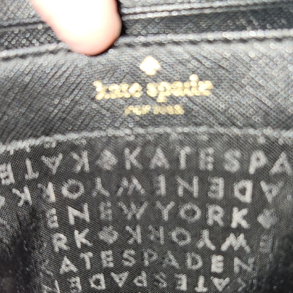 Kate Spade Black and Cream Wallet - Picture 7 of 9